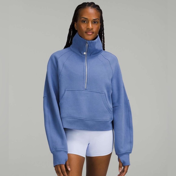 Auth.✅ RARE Lululemon 1/4 Zip Scuba in “Water Drop” Size XXL 💜💙 - Picture 14 of 14